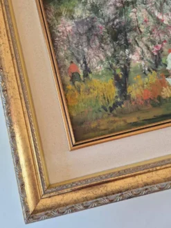 Tableau Huile sur Bois 