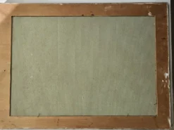 Tableau Huile sur Isorel - Paysage de campagne vallonné Signé H Pages 1969