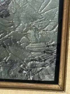 Tableau huile sur toile de Louis Toffoli Titré les flotteurs au dos