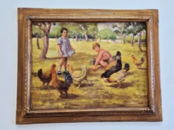 Tableau Huile sur Toile 