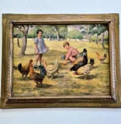 Tableau Huile sur Toile 