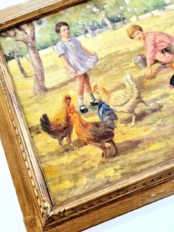 Tableau Huile sur Toile 