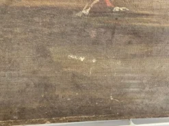 Tableau Huile sur Toile Paysage de campagne école XIX - Signé C. Rougeot 18