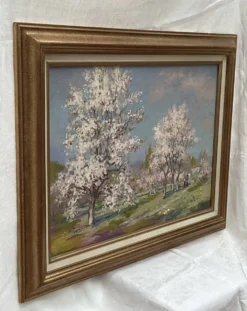 Tableau Huile sur toile signé dimension : hauteur -51 cm- largeur -68cm-