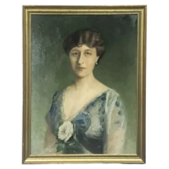 Tableau 1913 "La femme à la fleur"