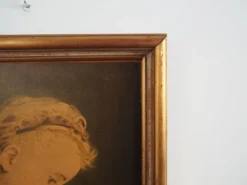 Tableau « Le Portrait de la jeune fille », design scandinave, 19e siècle, d'Albert Anker