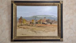 Tableau m. jouenne - « les arbres blancs »