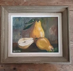 Tableau nature morte poires