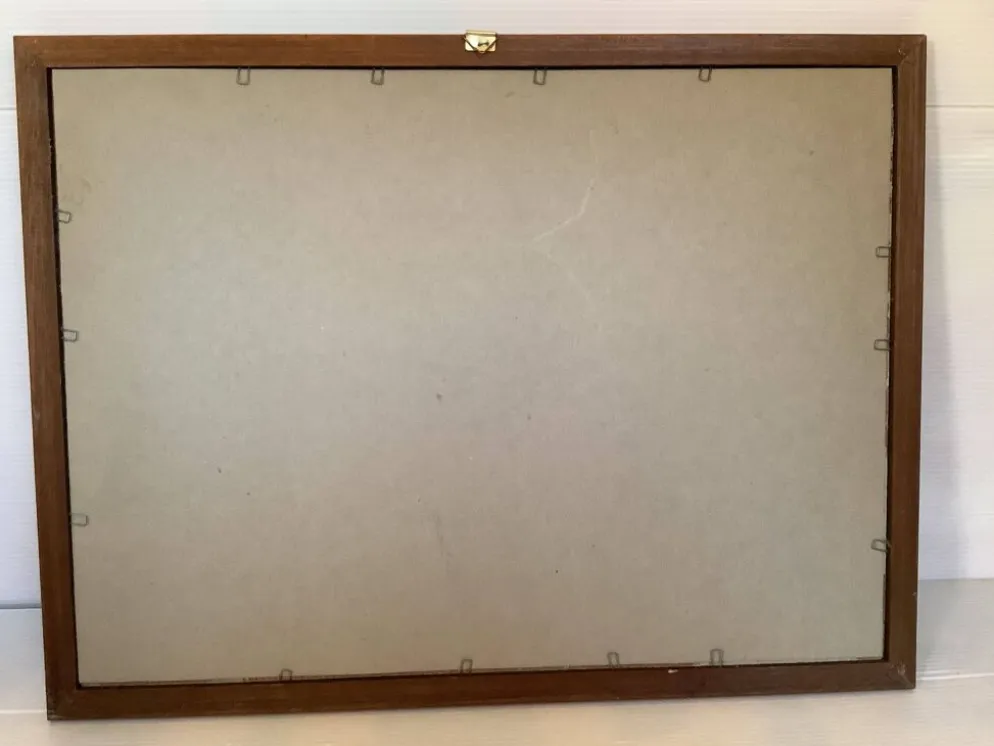 Tableau paysage de bord de mer huile sur panneau