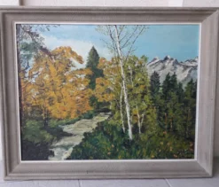 Tableau peinture huile sur toile