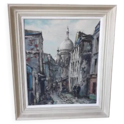Tableau peinture Montmartre Paris Raymond Besse