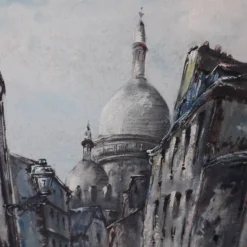 Tableau peinture Montmartre Paris Raymond Besse