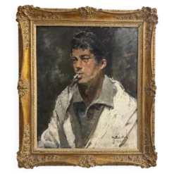 Tableau portrait Armand Massonet 1964