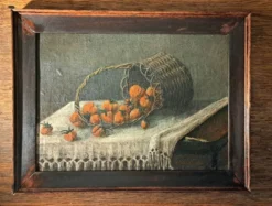 Tableau post-impressionniste, Huile sur Toile signée Nature morte 1929