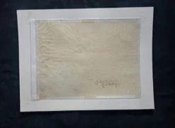Tableau post-impressionniste à l'aquarelle 