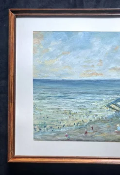 Tableau post-impressionniste à l'aquarelle 