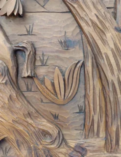 Tableau relief bois