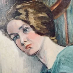 Tableau 50's "La rêveuse"