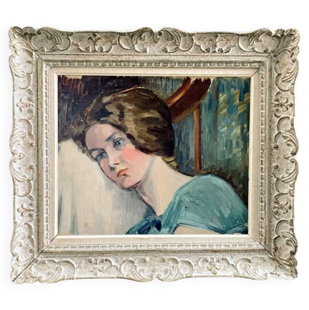 Tableau 50's "La rêveuse"