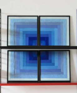 Tableau tissé Ciel polaire – Collection « Mosaïques »