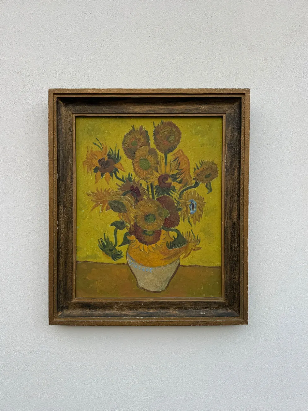 Tableau tournesols d’après Van Gogh