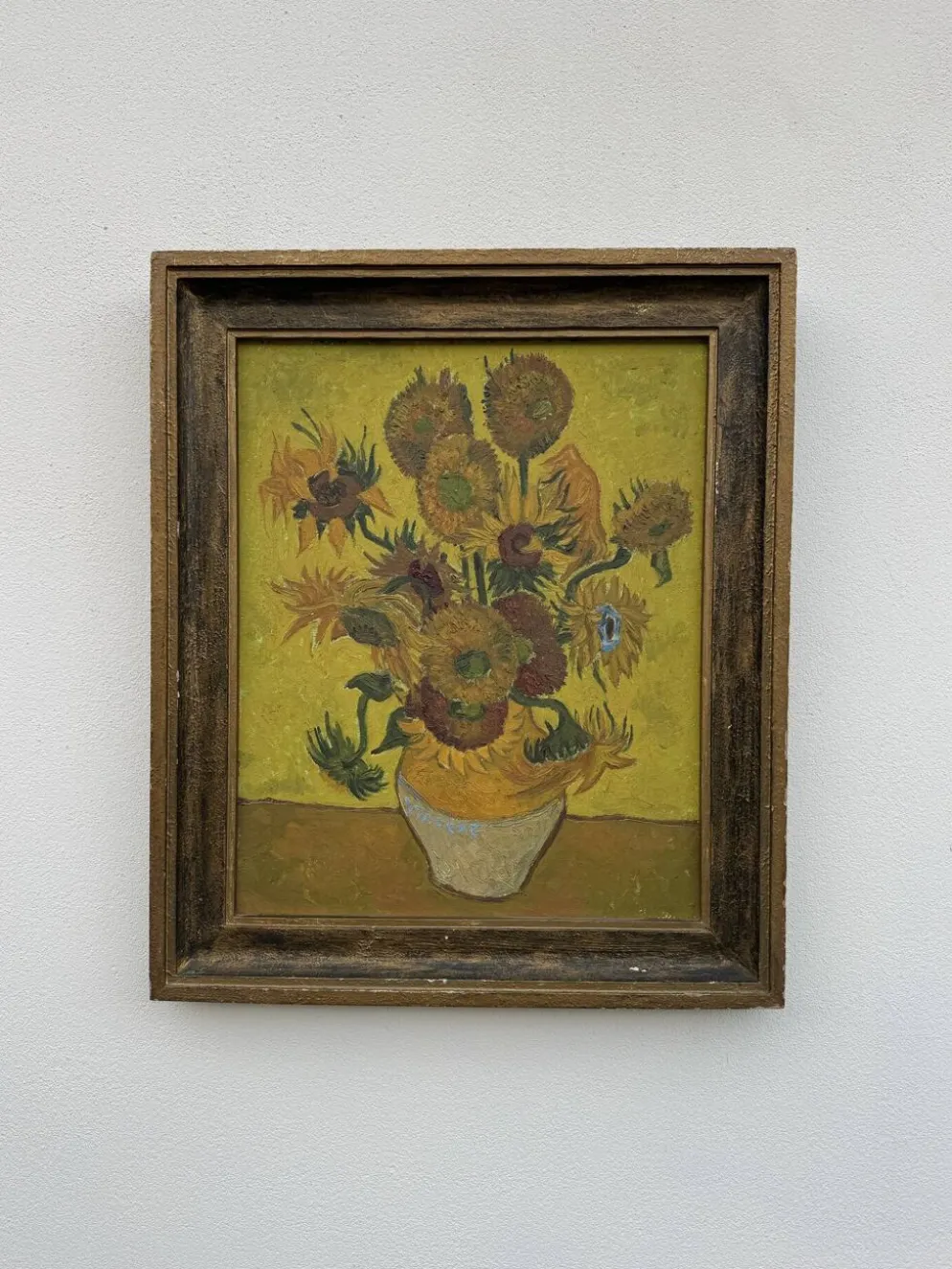 Tableau tournesols d’après Van Gogh