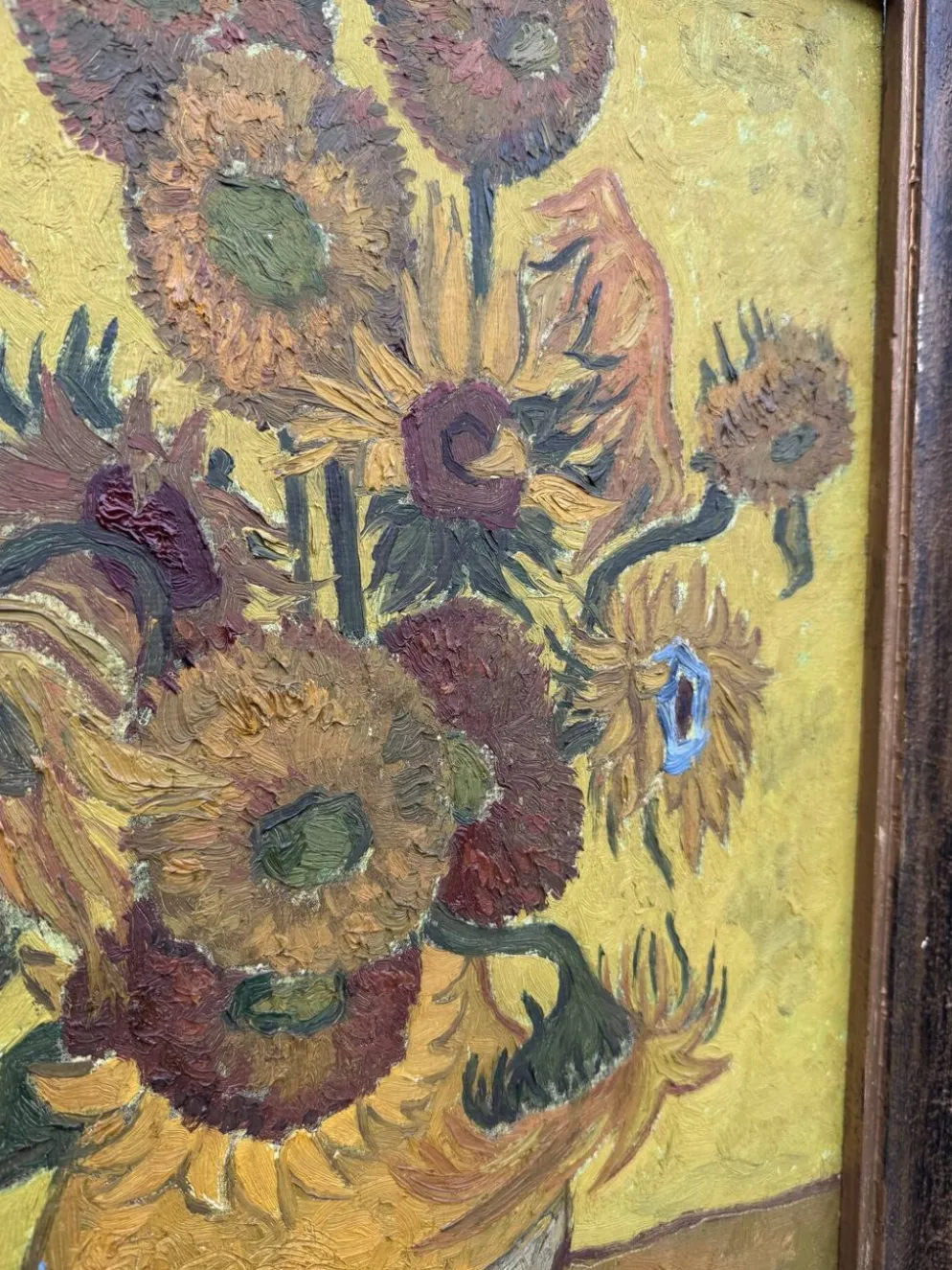 Tableau tournesols d’après Van Gogh