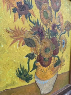 Tableau tournesols d’après Van Gogh