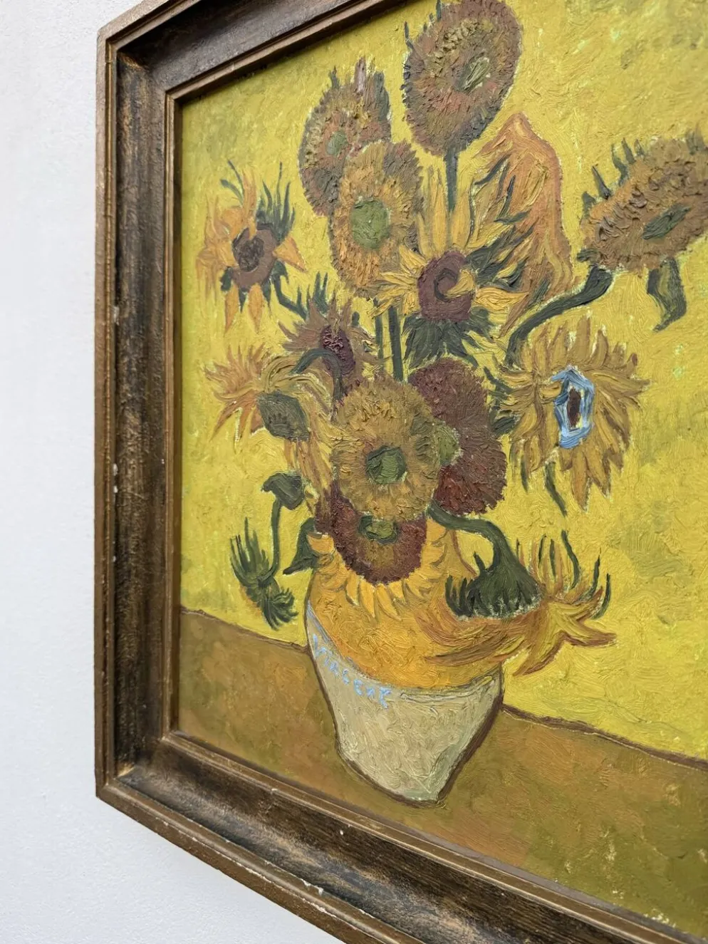 Tableau tournesols d’après Van Gogh