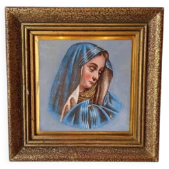 Tableau vierge sur faïence
