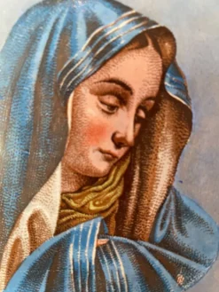 Tableau vierge sur faïence