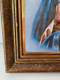 Tableau vierge sur faïence
