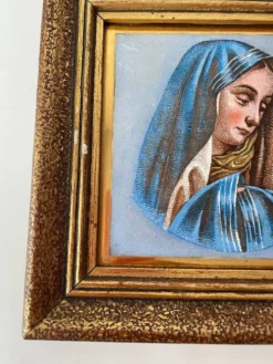 Tableau vierge sur faïence