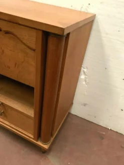 Table de chevet en chêne des années 1940 XX siècle