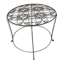 Table fer forgé ronde