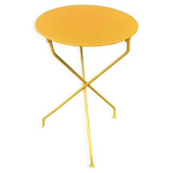 Table guéridon de jardin 1930 fer forgé