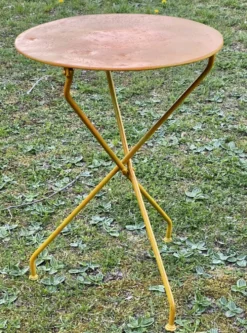 Table guéridon de jardin 1930 fer forgé