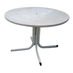 Table jardin ronde en marbre
