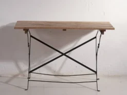 Table pliante d’extérieur ancienne (c.1920)