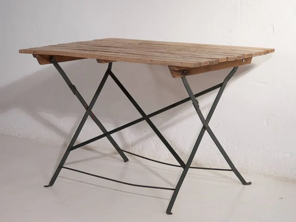 Table pliante d’extérieur ancienne (c.1920)