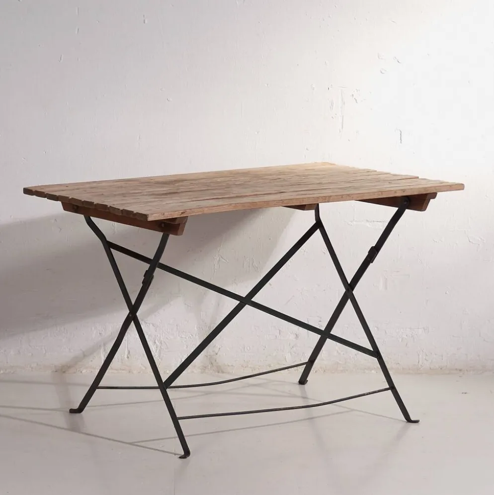 Table pliante d’extérieur ancienne (c.1920)