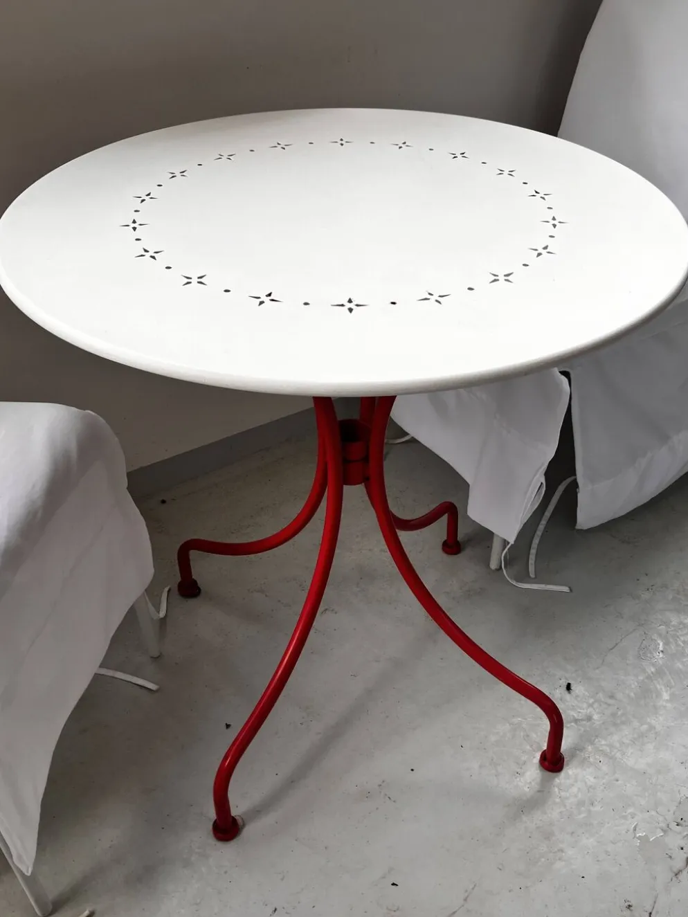 Table ronde jardin/ balcon 96cm