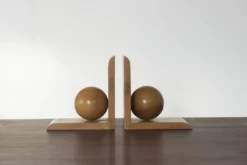 Étagères en bois de style mid-century moderne, années 1960, ensemble de 2