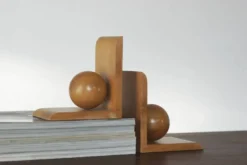 Étagères en bois de style mid-century moderne, années 1960, ensemble de 2
