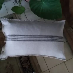 Taie d'oreiller/coussin 100% lin européen