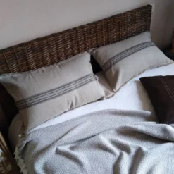 Taie d'oreiller/coussin 100% lin européen