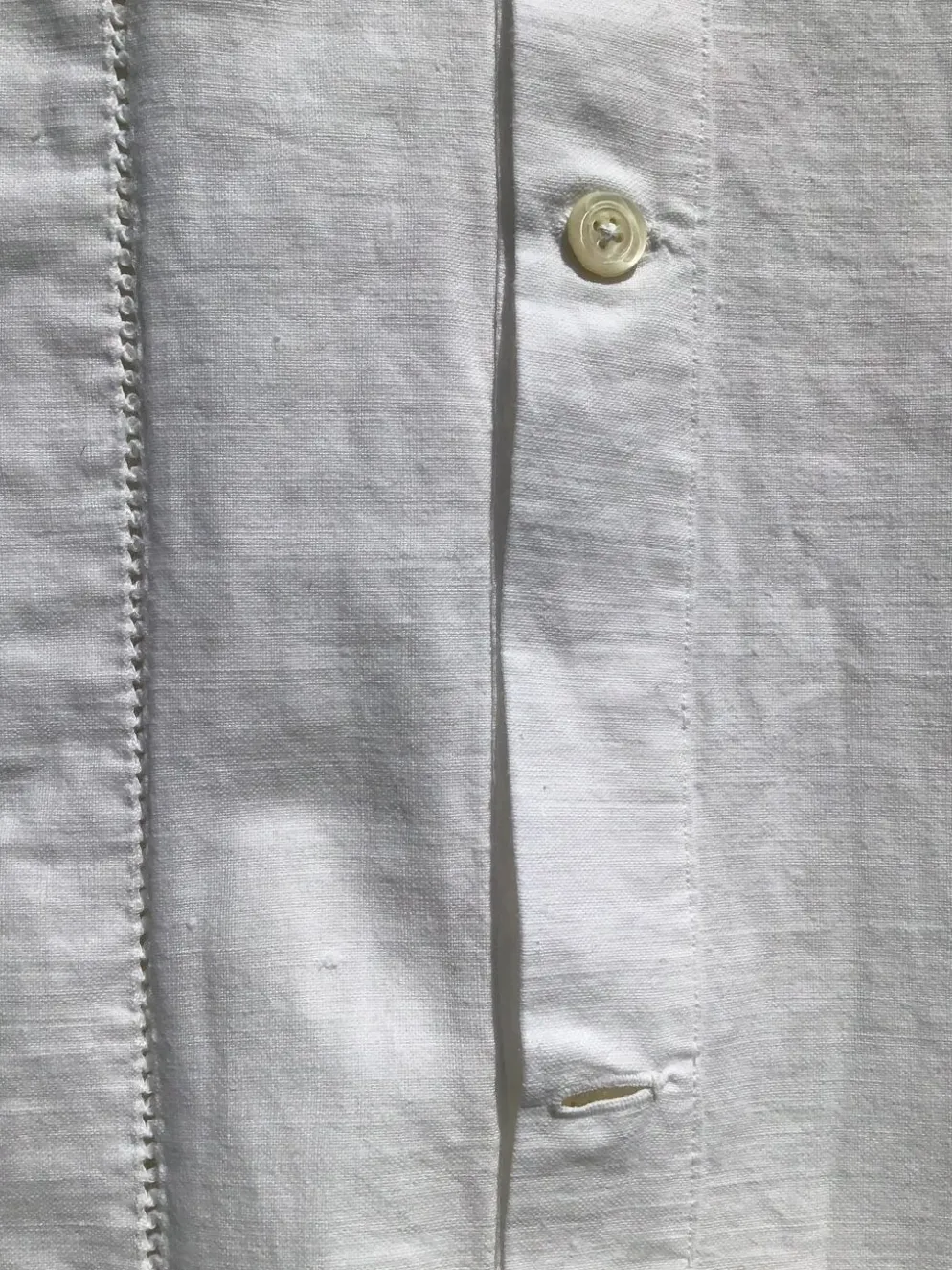 Taie d’oreiller monogramme RB jour croisé