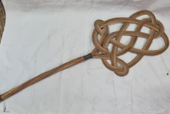 Tapette en rotin, tape-tapis de 1970