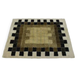 Tapis abstrait en laine des années 1960 par Hojer Eksport Wilton, Danemark