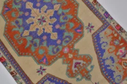 Tapis anatolien rouge et bleu sku 2596